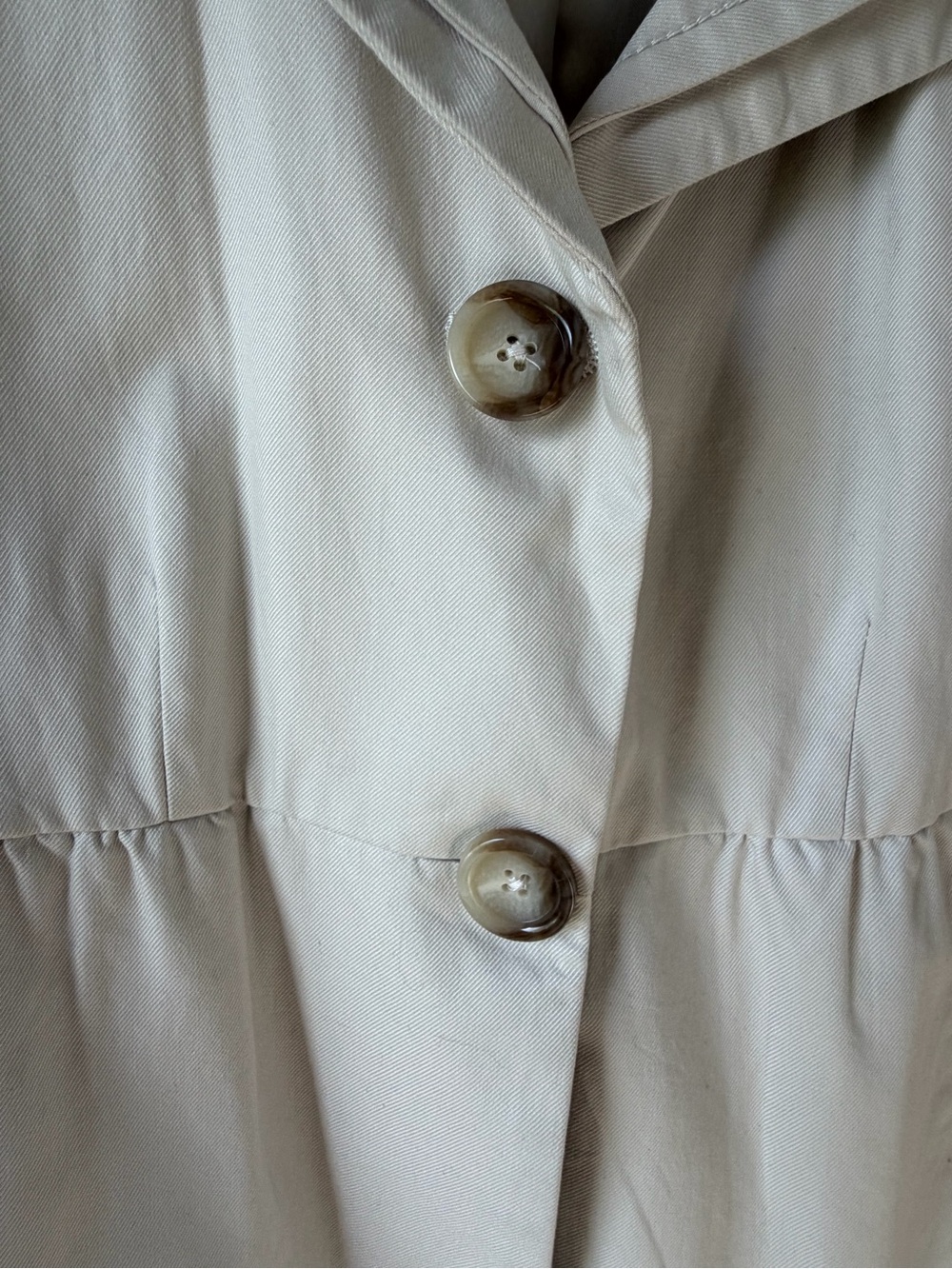 Ann Taylor Cream Utility Jacket - Light Beige - Picture 10 of 15
